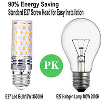 Carica l&#39;immagine nel visualizzatore di Gallery, Lampadina Led E27 12W Aogled,Equivalente a 100W Bianco Caldo 3000k 4pcs