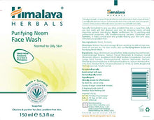 Carica l&#39;immagine nel visualizzatore di Gallery, HIMALAYA HERBALS Purifying Neem Face Wash Gel 150g | Pulisce profondamente i... - Ilgrandebazar