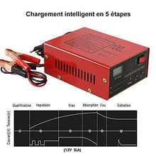 Carica l'immagine nel visualizzatore di Gallery, Caricatore di batteria al piombo per auto moto 10 A 12 V/24 V 140 W...