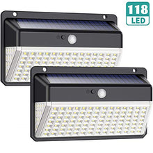 Carica l&#39;immagine nel visualizzatore di Gallery, Luce Solare LED Esterno, Trswyop [Risparmio Energetico Super-2 Pezzi] 118LED... - Ilgrandebazar
