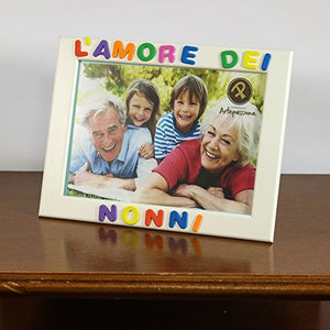Cornici per foto in legno con la scritta L'Amore Dei Nonni, da appoggiare o... - Ilgrandebazar