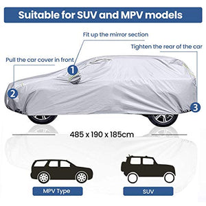 MATCC Copriauto Telo SUV Impermeabile Pieghevole Anti UV 210T Anti... - Ilgrandebazar