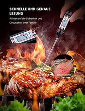 Carica l&#39;immagine nel visualizzatore di Gallery, Habor, Termometro Digitale da Cucina con 5,9&quot; Sonda, Display LED &amp; 1Pack - Ilgrandebazar