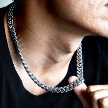 Carica l&#39;immagine nel visualizzatore di Gallery, KRKC&amp;CO Collana Cubana in Acciaio 12mm Hip Hop a Catena 14k... - Ilgrandebazar