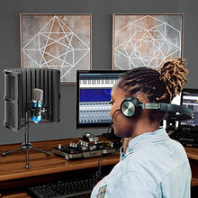 Carica l&#39;immagine nel visualizzatore di Gallery, Neewer Parabrezza Isolante per Microfono Compatto da Tavolo con Supporto... - Ilgrandebazar