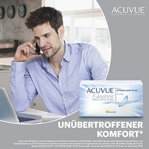 Acuvue Oasys 2 lenti quindicinali, Morbide, Diottrie -3.25 - Ilgrandebazar