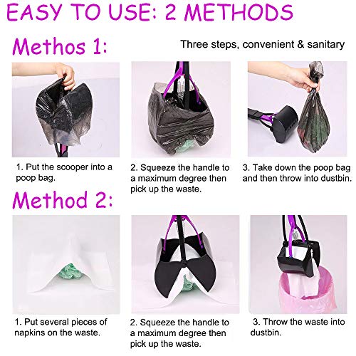 Paletta Raccogli Sterco Per Cani 24 Pollici Pieghevole Con Sacchetti - Igienica E Facile Da Usare - Foto 5