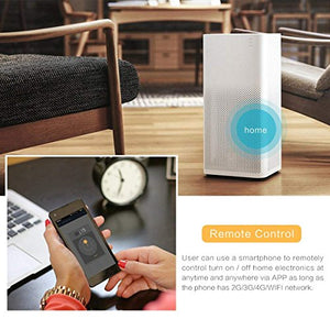WiFi Smart Switch Google Home e App Controllo, AOZBZ Telecomando Senza 4 Pack