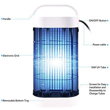 Carica l&#39;immagine nel visualizzatore di Gallery, AETKFO Zanzariera Elettrica - 16W Lampada Antizanzare Interno con Luce UV...