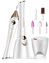Carica l&#39;immagine nel visualizzatore di Gallery, Set Manicure e Pedicure Elettrico,TOUCHBeauty Kit di lime per unghie per Pedicure,Potente Fresa per Unghie con 5 Accessori, Professionale Sistema di Lucidatura per Unghie con luce UV AG-1335C