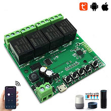 Carica l&#39;immagine nel visualizzatore di Gallery, Newgoal Modulo relè Smart Switch WiFi a 4 canali, TUYA/App Life Dc4-ty