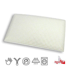 Carica l&#39;immagine nel visualizzatore di Gallery, venixsoft Cuscino per Letto in Memory Foam, 70 X Saponetta Con Fodera Cotone