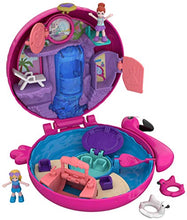 Carica l'immagine nel visualizzatore di Gallery, Polly Pocket- Cofanetto Piscina dei Fenicotteri Giocattolo per Bambini...
