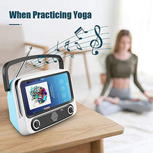 Carica l'immagine nel visualizzatore di Gallery, Altoparlante Bluetooth Portatile Retrò - Cassa Senza Fili con Radio FM e blu