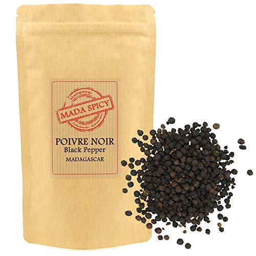 Pepe nero grani di Madagascar 125g. Primissima qualità. Bustina richiudibile