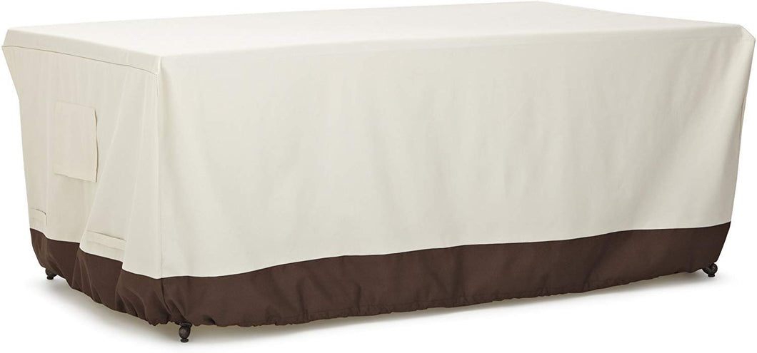 AmazonBasics - Copertura per tavolo da pranzo, 180 cm Rettangolare, Grigio - Ilgrandebazar