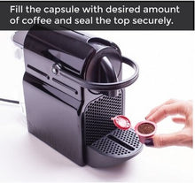 Carica l&#39;immagine nel visualizzatore di Gallery, 3 CAPSULE RICARICABILI RIUTILIZZABILI PER NESPRESSO CAFFE - Ilgrandebazar