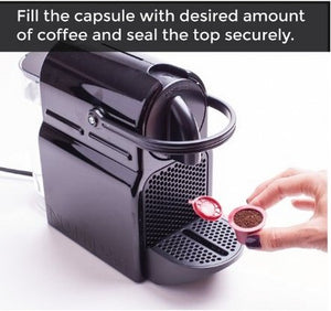 3 CAPSULE RICARICABILI RIUTILIZZABILI PER NESPRESSO CAFFE - Ilgrandebazar