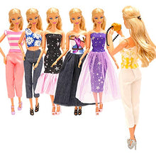 Carica l&#39;immagine nel visualizzatore di Gallery, Miunana 28 Pezzi per 11.5 5 Abiti + 10 Pcs Scarpe + 13 Accessori Per Barbie - Ilgrandebazar