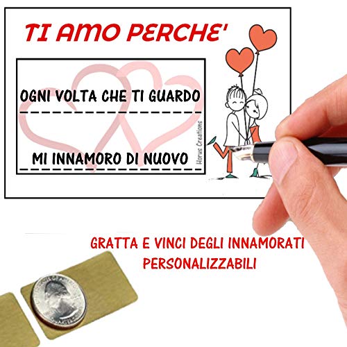 Gratta E Vinci Personalizzato Degli Innamorati Horus Ti Amo Perchè 2 - Ilgrandebazar