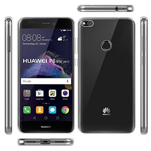 NEW'C Cover per Huawei P8 Lite 2017, Custodia Gel Trasparente Morbida...