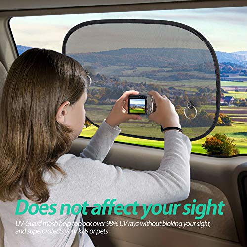 Zamboo - Tendine Parasole Auto Bambini Con Ventosa, Protezione UV - 68