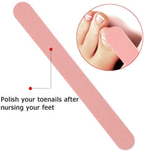 Carica l&#39;immagine nel visualizzatore di Gallery, GeekerChip Kit per Strumenti per Pedicure con Coltello in Cuoio per Piedi da Barba,Strisce per Lucidare Unghie Dei Piedi,Forchetta Della Pelle Morta,Tagliaunghie,Pinze Aquila,Coltello per Calli