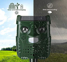 Carica l&#39;immagine nel visualizzatore di Gallery, PewinGo Repellente Gatti, Ultrasuoni Energia Solare Impermeabile...