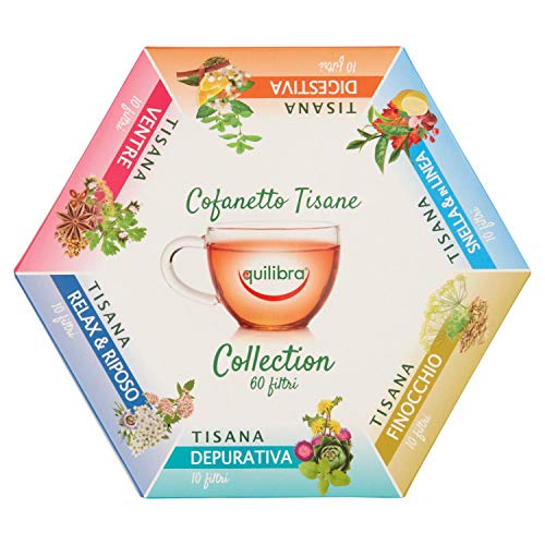 Equilibra Cofanetto Tisane, Multicolore, 0.32 Gr