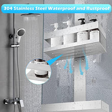 Carica l'immagine nel visualizzatore di Gallery, UUlioyer Mensola Doccia da Appendere, Porta Bagnoschiuma da Doccia in SUS304 Acciaio Inox da Appendere al Porte Doccia in Vetro