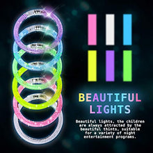 Carica l&#39;immagine nel visualizzatore di Gallery, NASUM Braccialetti Luminosi, 12 PCS 6 Colori Multicolori,... - Ilgrandebazar