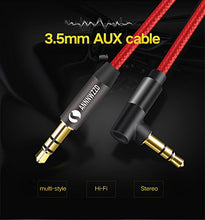Carica l&#39;immagine nel visualizzatore di Gallery, LINKINPERK Cavo Audio Stereo Jack 3.5mm Maschio a 90 Gradi， 2M