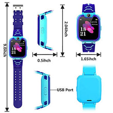 Carica l&#39;immagine nel visualizzatore di Gallery, Smartwatch per Bambini con Telefono, Orologio Intelligente con 16 Giochi Chiamata Musicale SOS Touchscreen Fotocamera, Smart Watch per Ragazzi Ragazze Regalo di Compleanno[Scheda SD integrata]