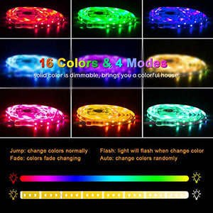 Striscia LED Musicale, Fansteck 5M Strisce Led TV 5050 RGB 1 Pack