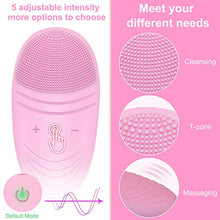 Carica l&#39;immagine nel visualizzatore di Gallery, Silicone Detergente Viso, Fayleer Spazzola pulizia viso Massaggiatore... - Ilgrandebazar