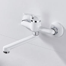 Carica l&#39;immagine nel visualizzatore di Gallery, Rubinetto per Cucina da Parete Miscelatore Lavandino a Muro Regolabile...