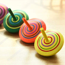 Carica l&#39;immagine nel visualizzatore di Gallery, ZOEON 30 Pezzi Trottola in Legno, Giroscopio Legno Colorati Artigianali...