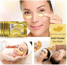 Carica l&#39;immagine nel visualizzatore di Gallery, Maschera Contorno Occhi in Oro 24K, Patch Occhi al Collagene in Gel Naturale, Patch per Sotto Occhi, Maschera Occhi per Occhiaie, Antirughe, Occhi Gonfi, Cura della Pelle, Idratante, Lenitivo -25 Paia