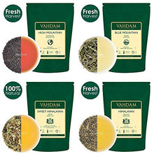 Carica l&#39;immagine nel visualizzatore di Gallery, VAHDAM, Tè assortito in foglie sfuse - 10 TASTI, 50 PORZIONI - nero, tè...