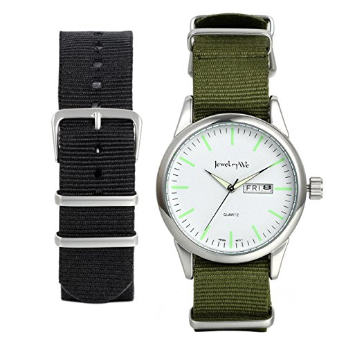 Avaner Orologio da Polso Uomo al quarzo Giapponese Cinturino di Tessuto... - Ilgrandebazar