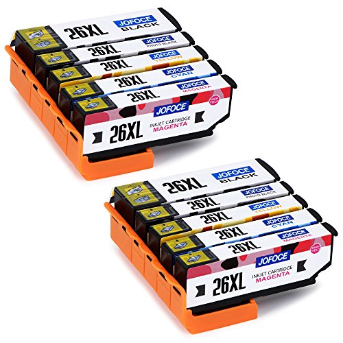 Jofoce Sostituzione per Epson 2 Nero 2 Photo Noir 2 Ciano 2 Magenta 2 Giallo - Ilgrandebazar