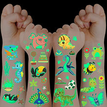 Carica l'immagine nel visualizzatore di Gallery, 400 (30 Fogli) Tatuaggi Per Bambini, Luminous Temporanei, Finti, per Ragazzi, per Regalini Fine Festa Compleanno