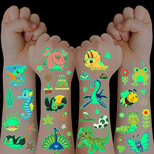 400 (30 Fogli) Tatuaggi Per Bambini, Luminous Temporanei, Finti, per R –