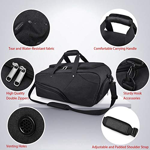 Borsone Palestra Uomo Borsa Sportiva Grande con Scomparto Scarpe Duffel Bag Borsone da Viaggio Impermeable Borsoni per Donna 45L Grigio Borsone Palestra Uomo Borsa Sportiva Grande con Scomparto Scarpe Duffel Bag Borsone da Viaggio Impermeable Borsoni per Donna 45L Grigio