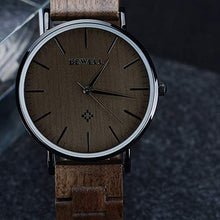 Carica l&#39;immagine nel visualizzatore di Gallery, BEWELL Orologio in Legno Unisex Analogico Al quarzo con Cinturino Uomo Nero - Ilgrandebazar