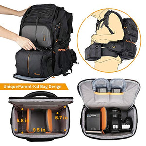TARION Pro PB-01 Zaino fotografico Colore Nero Capienza Grande Pb-01
