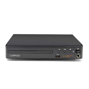 LONPOO Lettore DVD Compatto 1~6 Regione Libera (Porto HDMI, USB, RCA, Nero - Ilgrandebazar