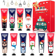 Carica l'immagine nel visualizzatore di Gallery, Crema Mani Set, 10 Pezzi Crema Mani Regalo Natale, Crema Mani Riparatrice per Donna e Uomo - Assorbimento Rapido, Idratazione Immediata, Texture Leggera, Non Unge