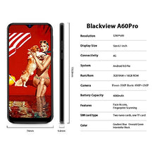 Carica l&#39;immagine nel visualizzatore di Gallery, Smartphone Offerte 4G, Android 9.0, Cellulare Economico A60 Pro, Nero - Ilgrandebazar