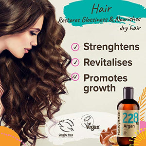 Naissance Olio di Argan del Marocco 250ml - Puro e Naturale, Antiossidante,...